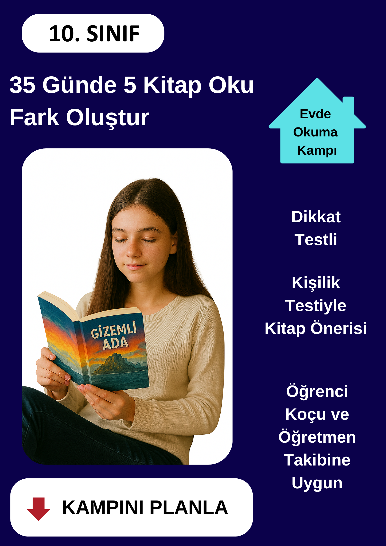35 Günde 5 Kitap Okuma Kampı