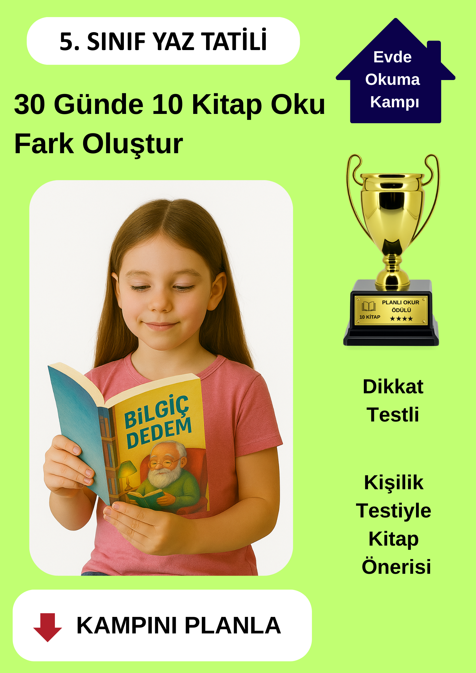 30 Günde 10 Kitap Okuma Kampı (KUPA ÖDÜLLÜ)