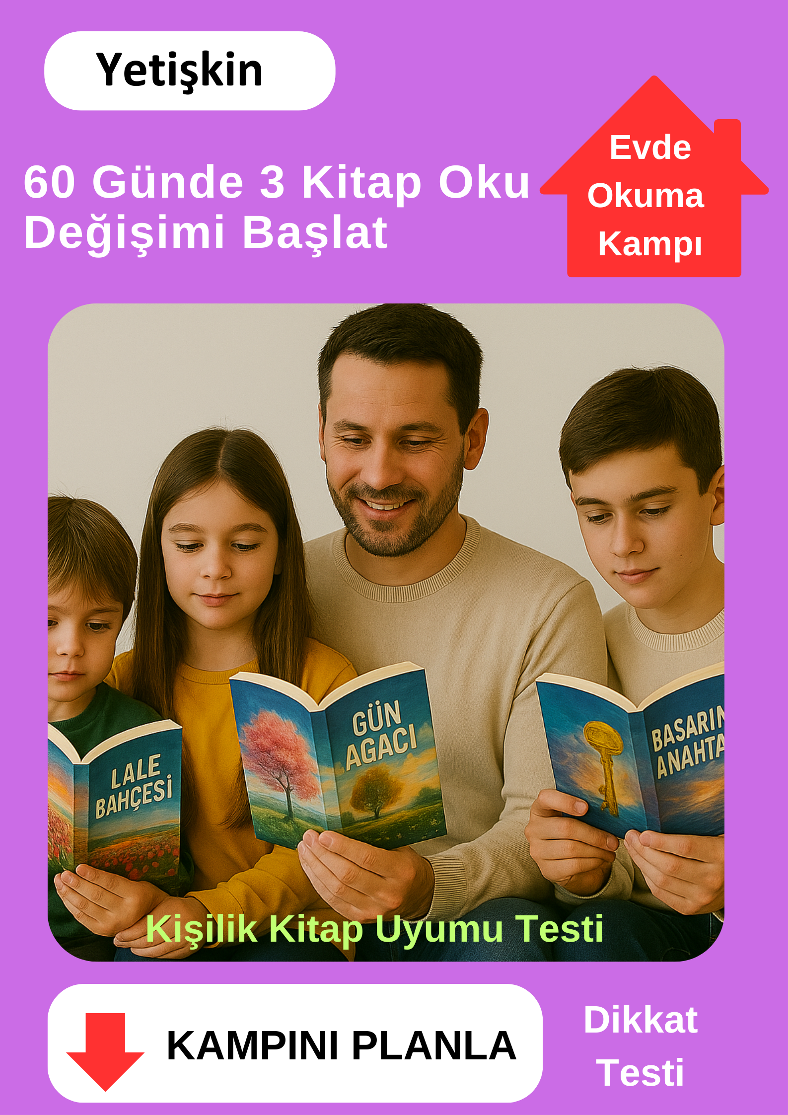60 Günde 3 Kitap Okuma Kampı