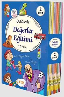2. Sınıflar İçin Öykülerle Değerler Eğitimi Seti 10 Kitap Takım
