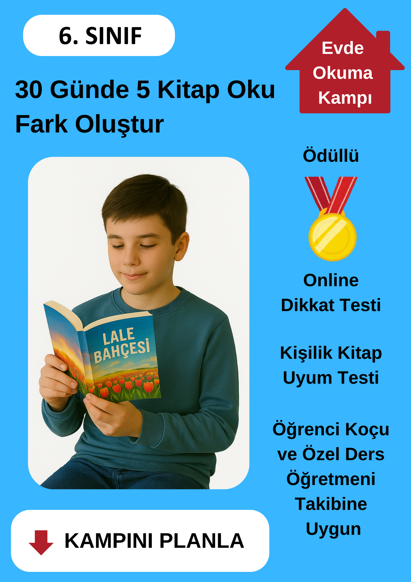 30 Günde 5 Kitap Okuma Kampı