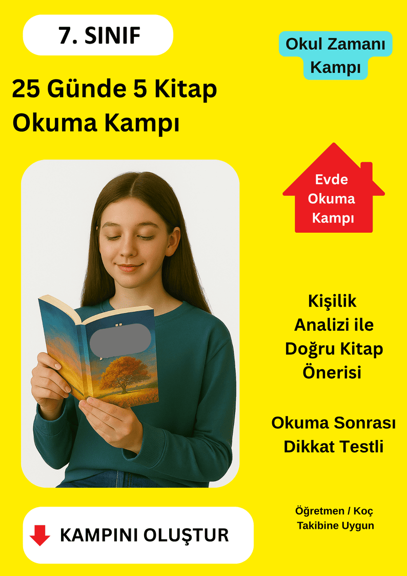 25 Günde 5 Kitap Okuma Kampı