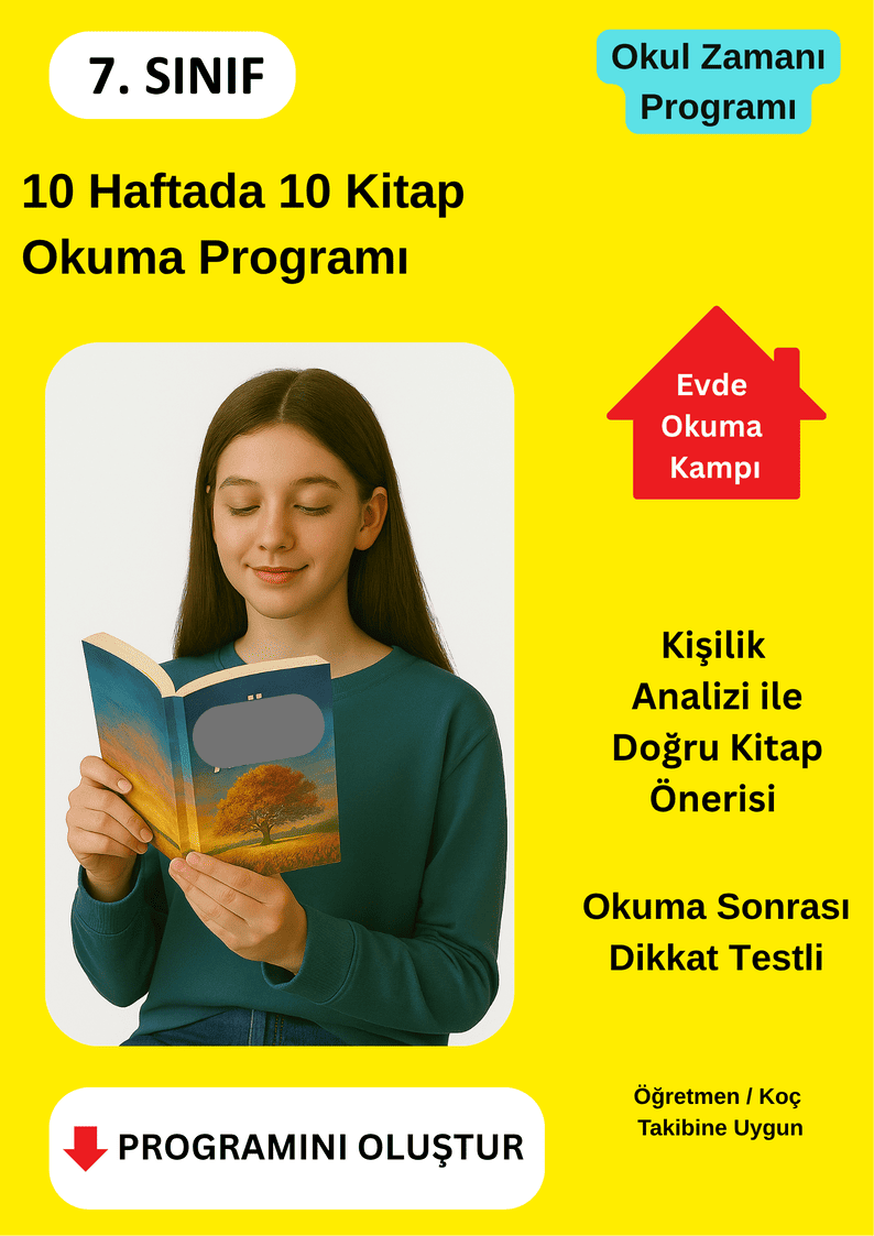 10 Haftada 10 Kitap Okuma Programı