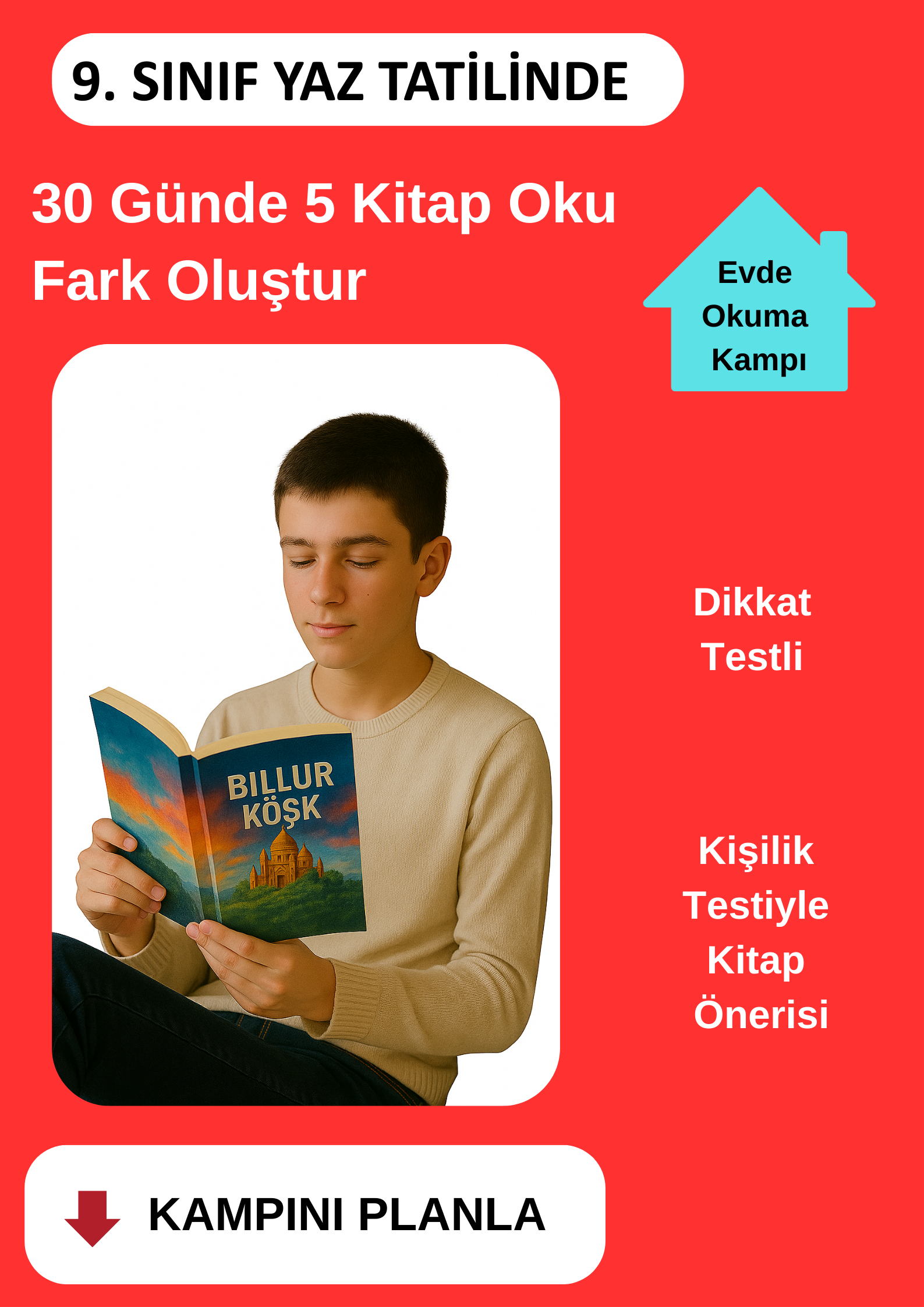 30 Günde 5 Kitap Okuma Kampı