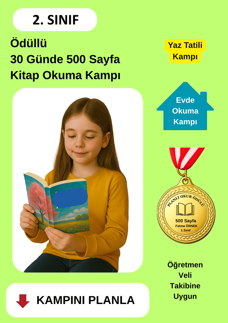 Madalya Ödüllü 30 Günde 500 Sayfa Kitap Okuma Kampı