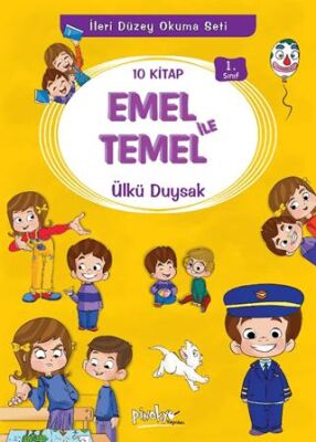 1. Sınıf Emel İle Temel Serisi 10 Kitaplık Set