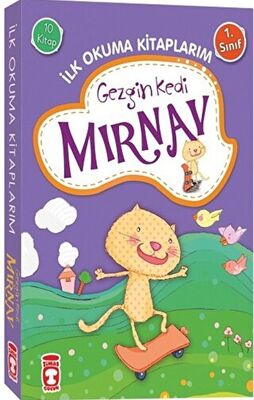 Gezgin Kedi Mırnav - İlk Okuma Kitaplarım Set 10 Kitap Takım