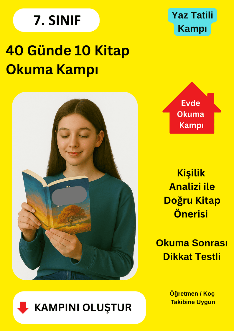 40 Günde 10 Kitap Okuma Yaz Tatili Kampı