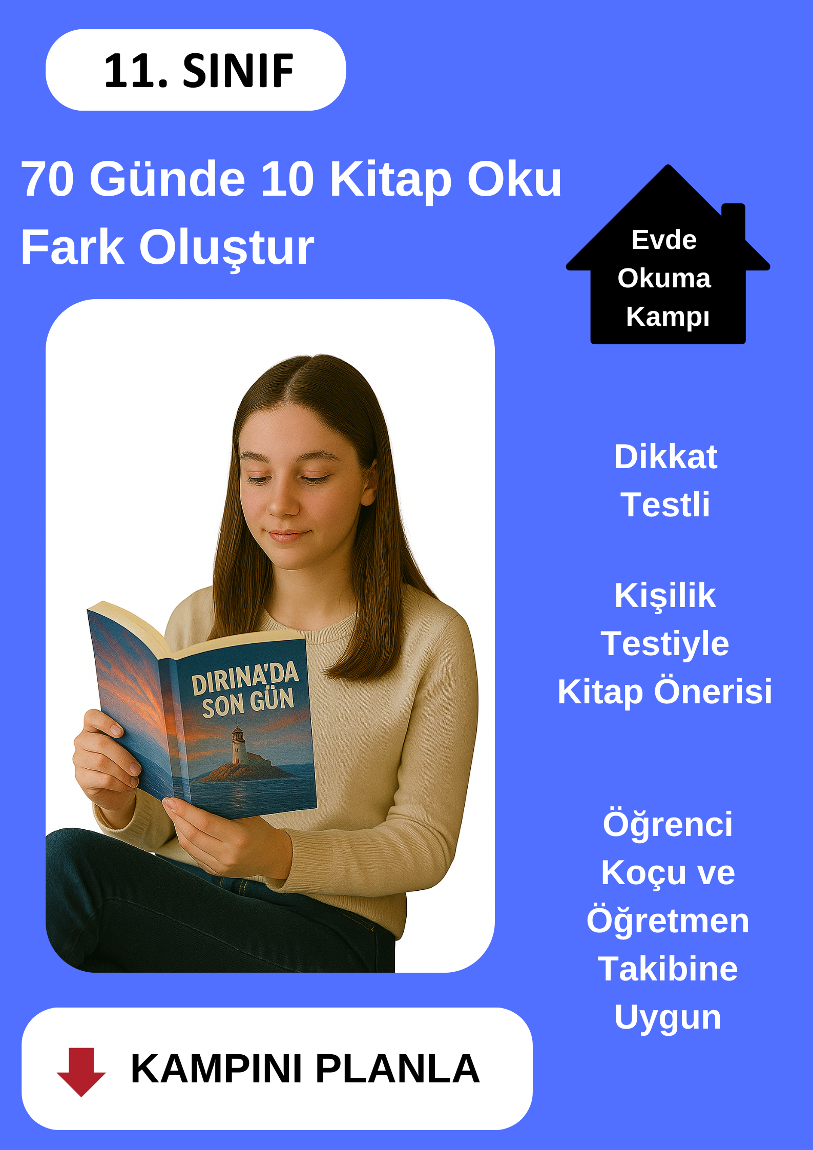 70 Günde 10 Kitap Okuma Kampı