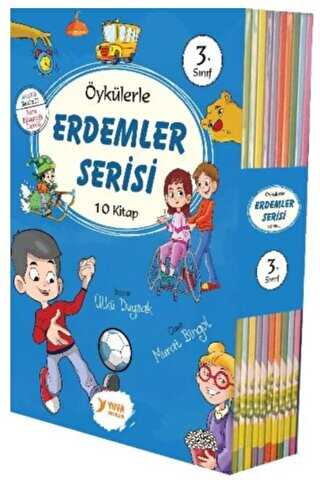 3. Sınıflar İçin Öykülerle Erdemler Serisi 10 Kitap