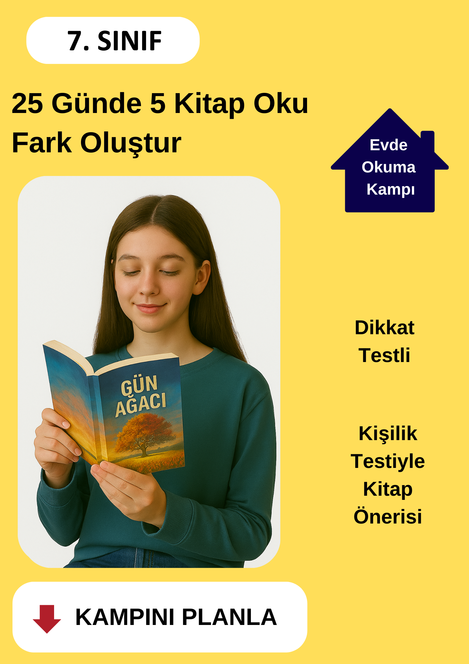25 Günde 5 Kitap Okuma Kampı
