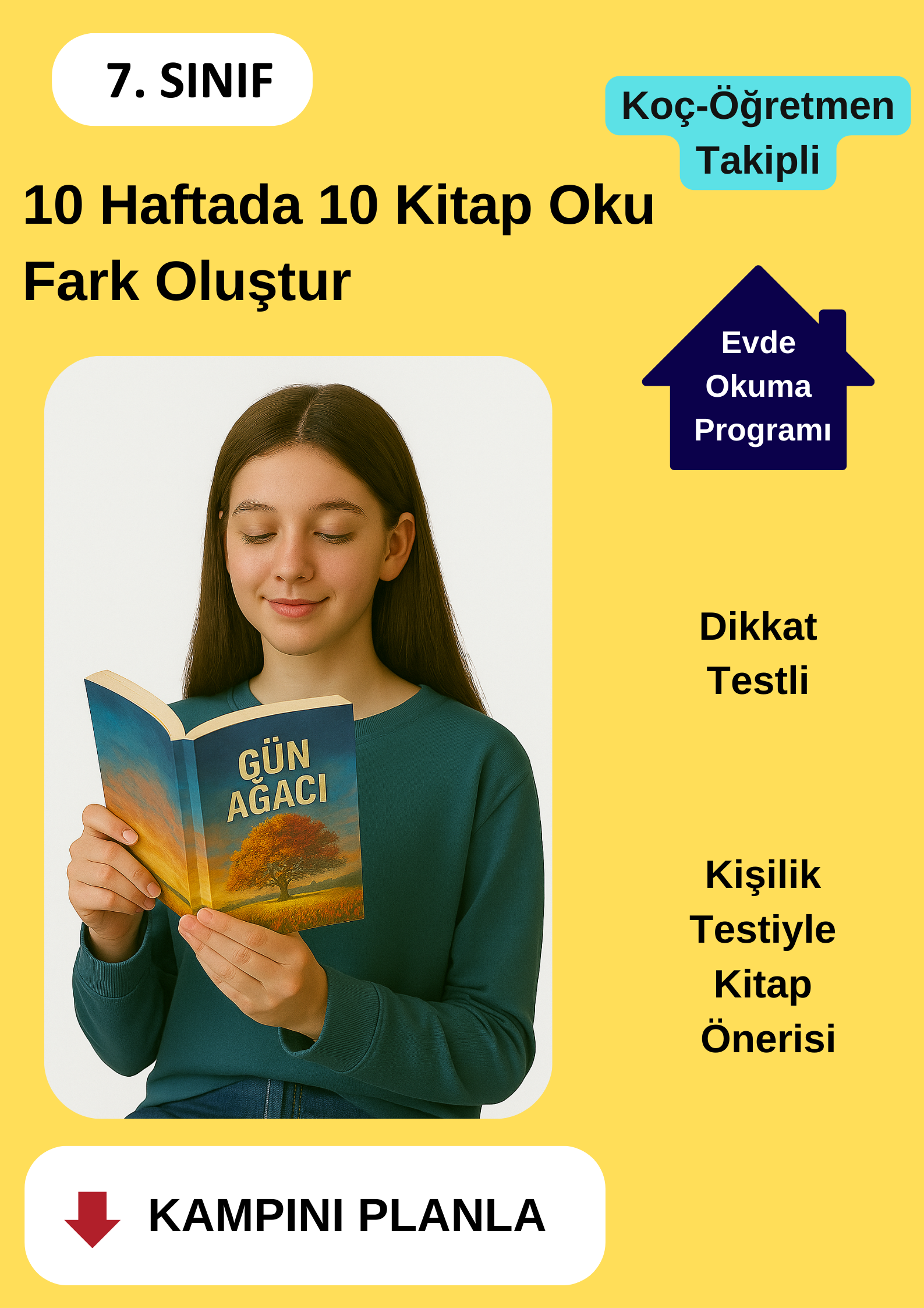 10 Haftada 10 Kitap Okuma Programı