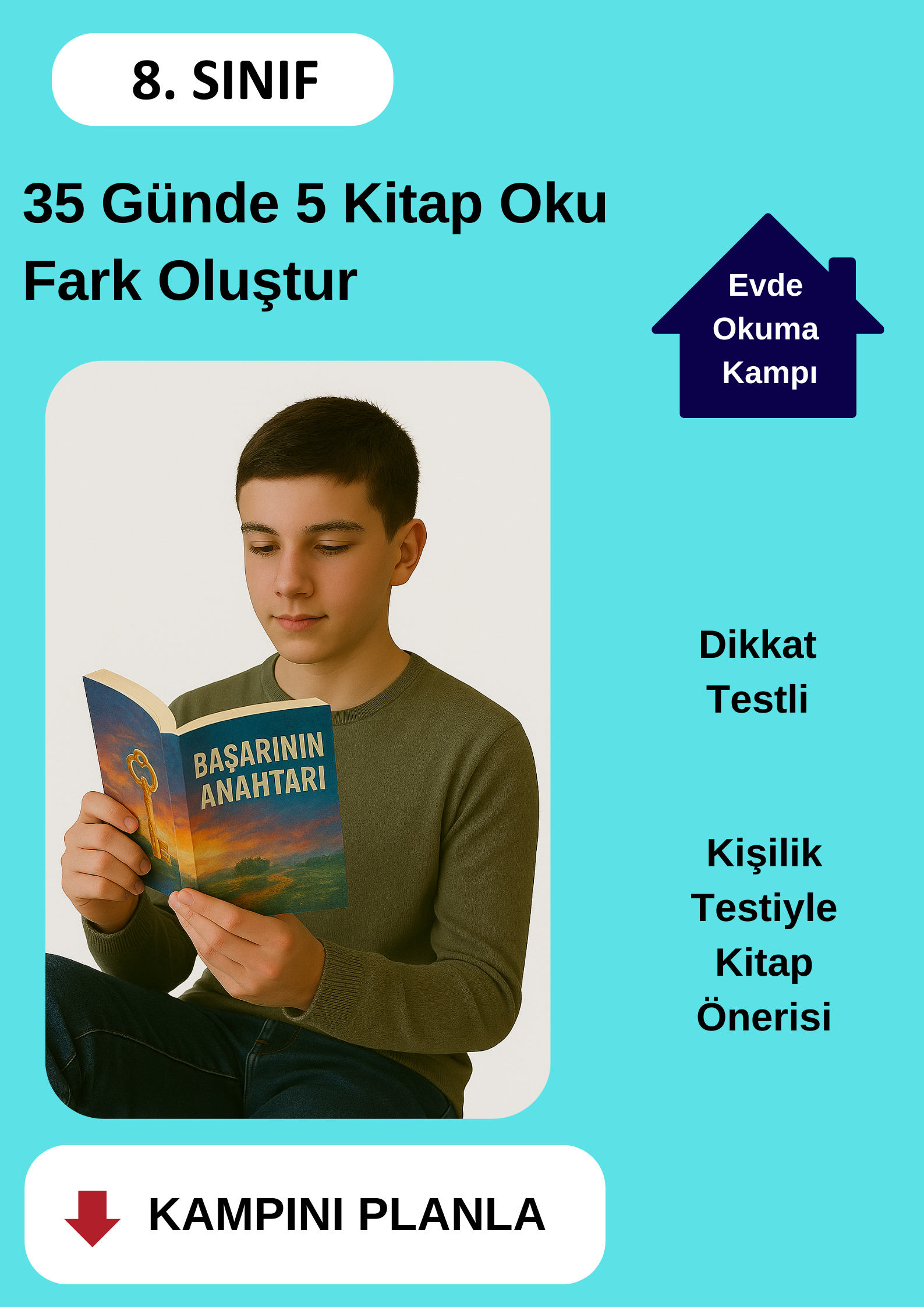 35 Günde 5 Kitap Okuma Kampı